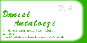 daniel antaloczi business card